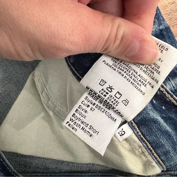 Nwt Wildfox Bijoux Boyfriend Shorts in Fallen Wash - Picture 9 of 12